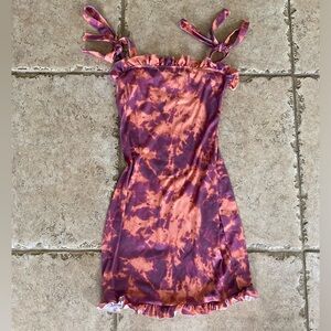PrettyLittleThing acid wash mini dress